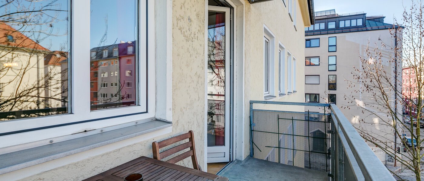 appartement München Maxvorstadt - Rund um den Josephplatz 02 balcon 4228