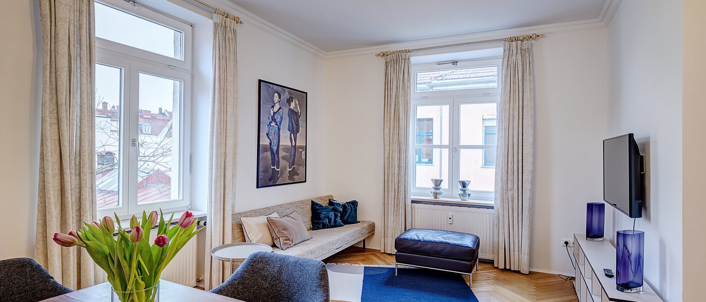 appartement München Schwabing (rechts der Leopoldstraße) 01 pièce à vivre 4261