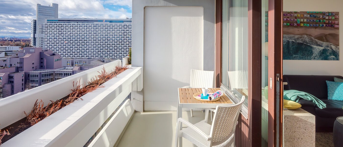 appartement München Arabellapark 01 balcon 4263