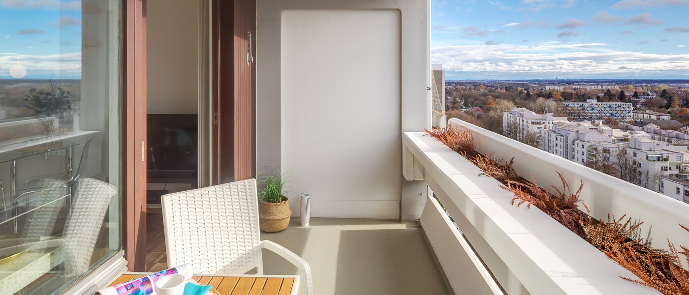 appartement München Arabellapark 02 balcon 4263