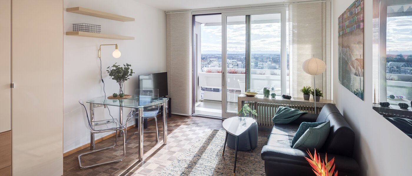 appartement München Arabellapark 02 pièce à vivre 4263