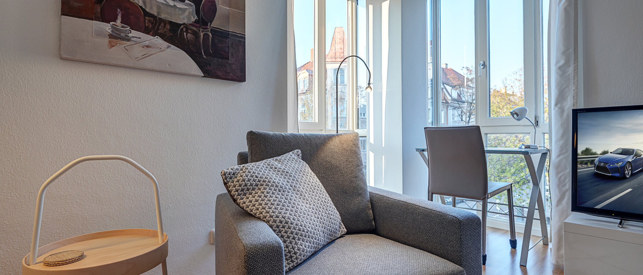 appartement München Schwabing (rechts der Leopoldstraße) 03 pièce à vivre 4338