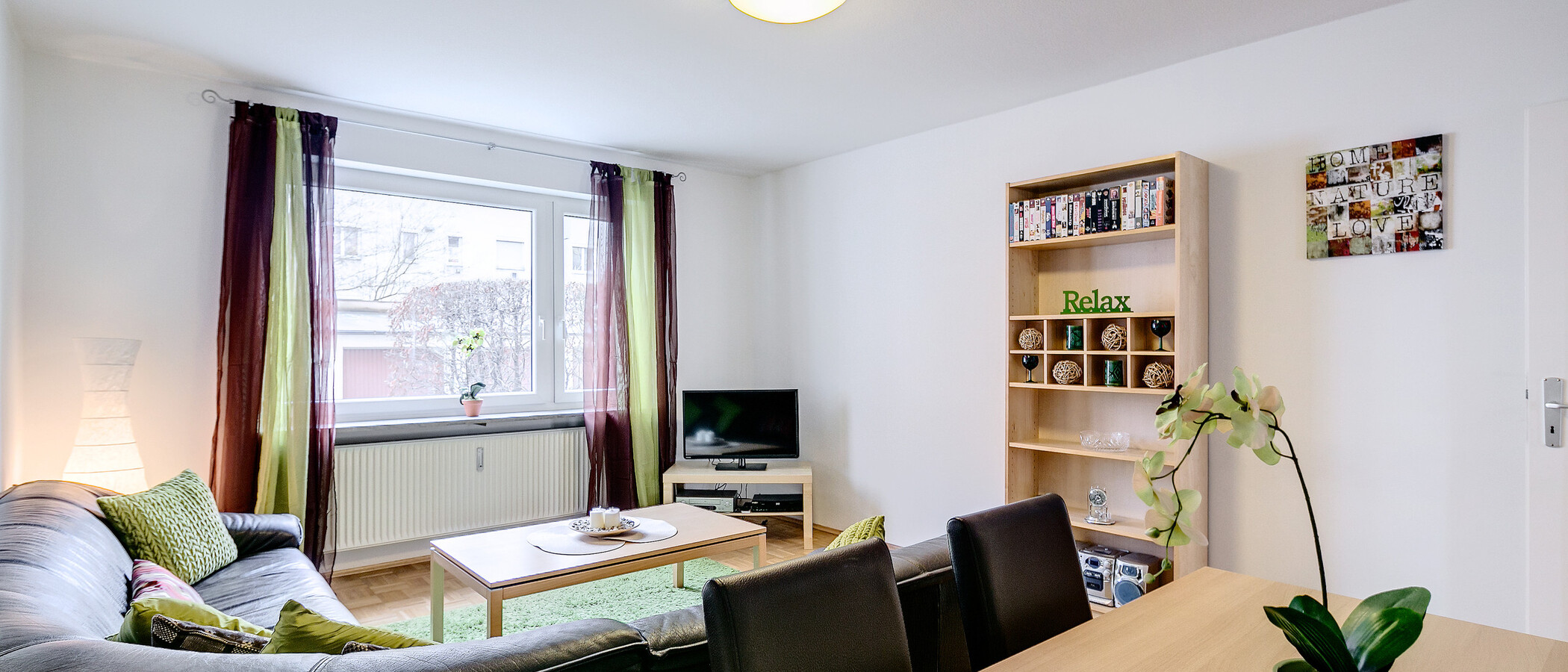 appartement München Schwabing-Georgenschwaige 02 salon 4416