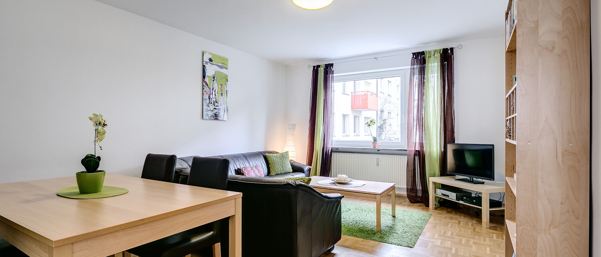 appartement München Schwabing-Georgenschwaige 04 salon 4416