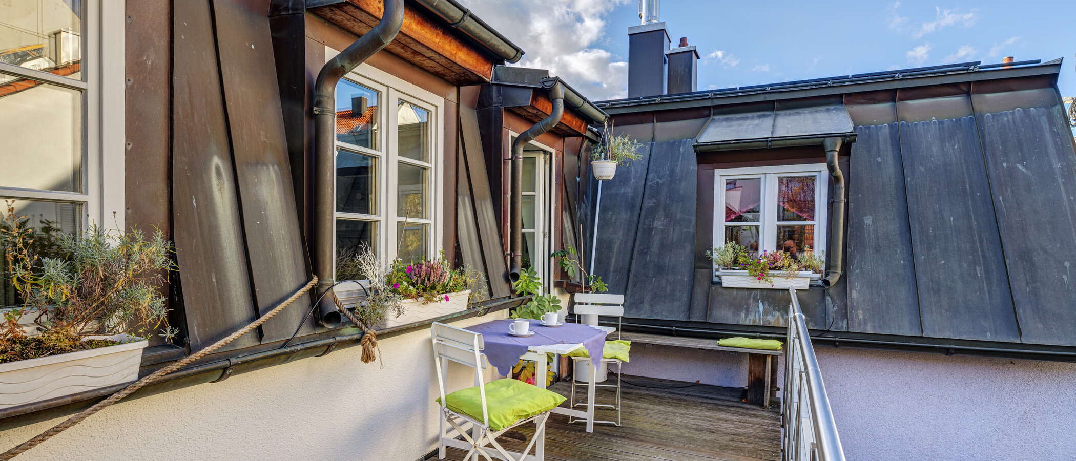 appartement sous les toits München Giesing 01 balcon 4477