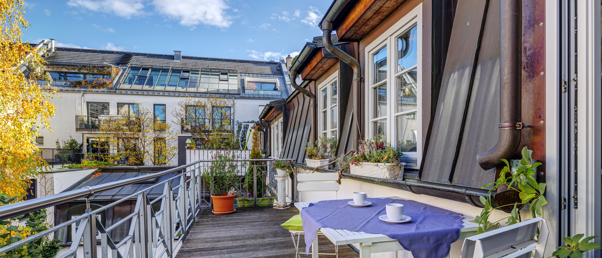 appartement sous les toits München Giesing 02 balcon 4477