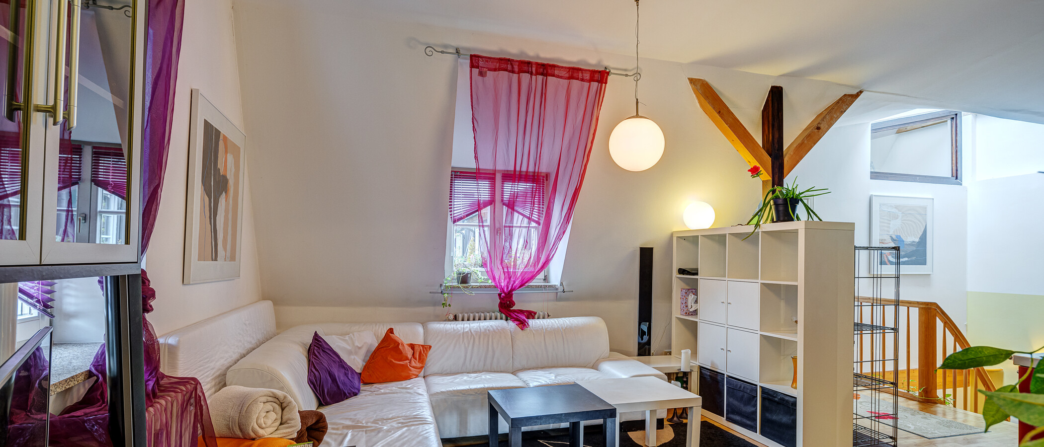 appartement sous les toits München Giesing 02 pièce à vivre 4477