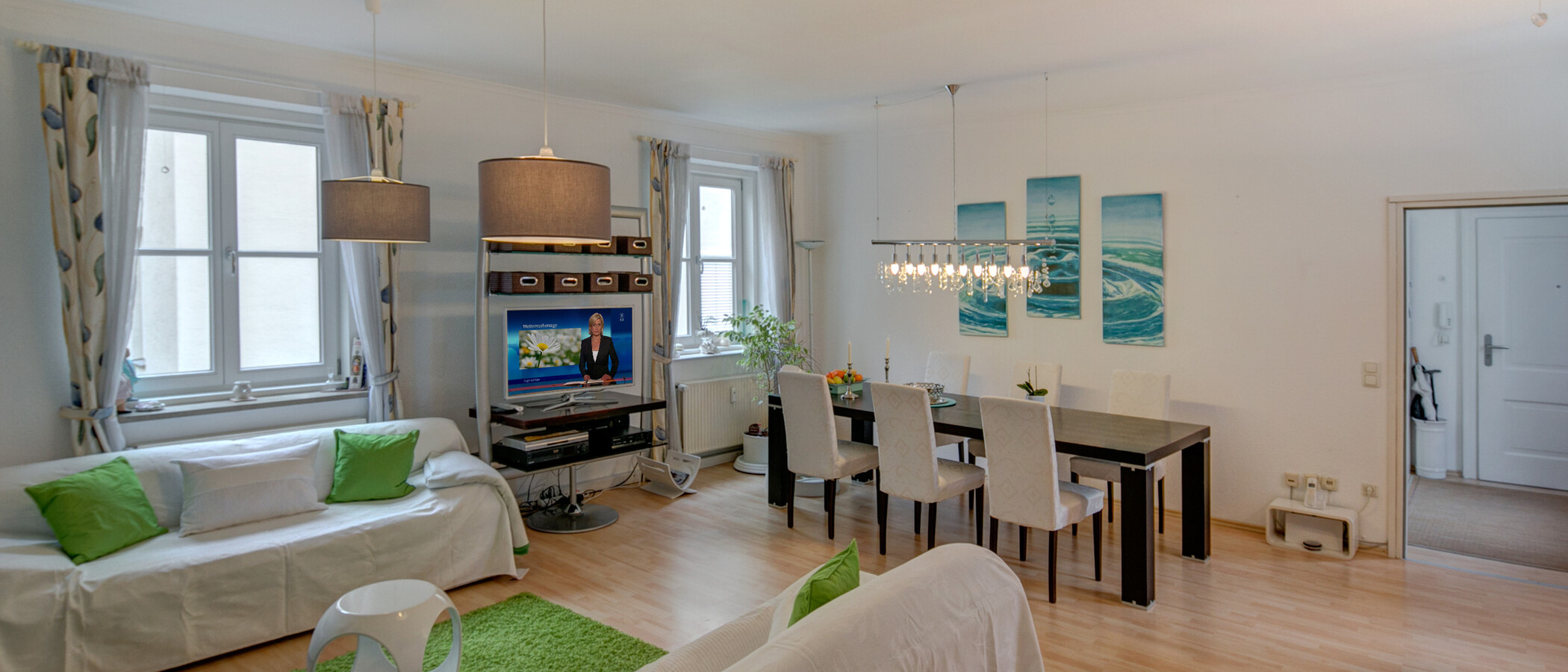 appartement München Schwabing (rechts der Leopoldstraße) 02 salon 4536
