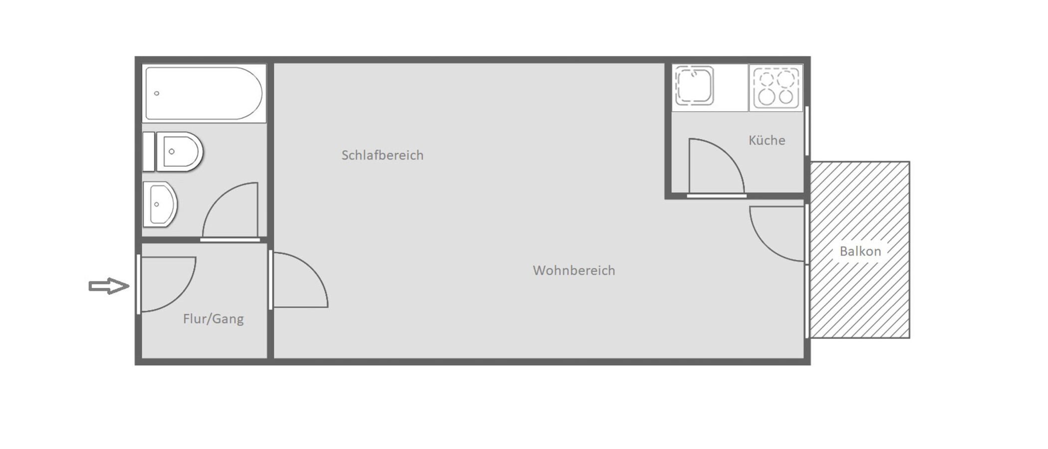 appartement München Neuhausen 01 plan d'étage 4612