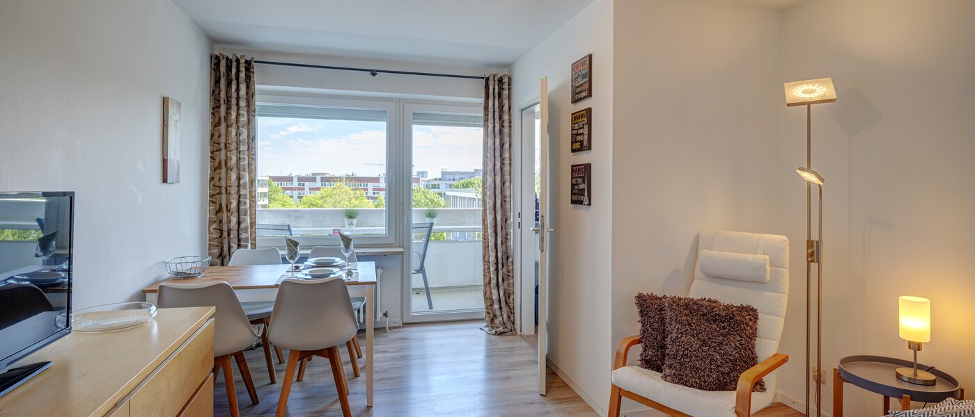 appartement München Milbertshofen 01 pièce à vivre 4628