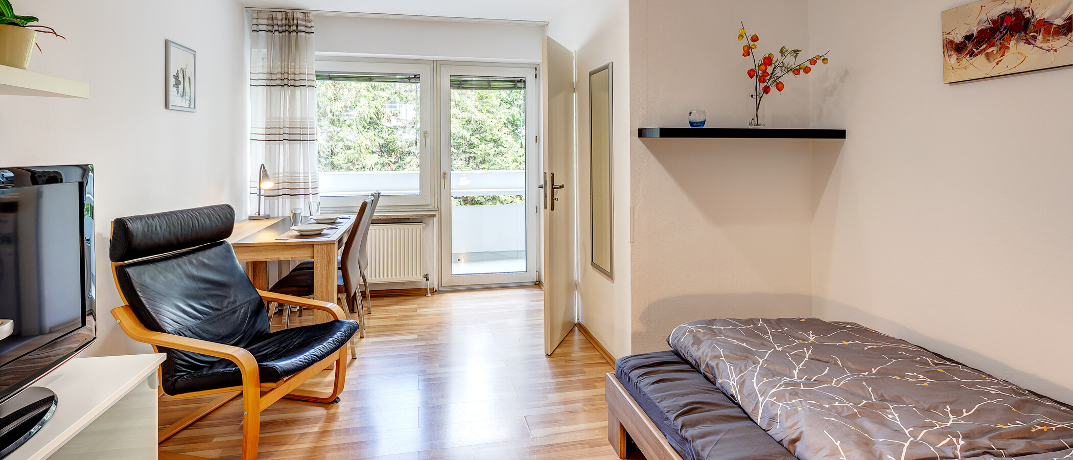 appartement München Milbertshofen 01 pièce à vivre 4660