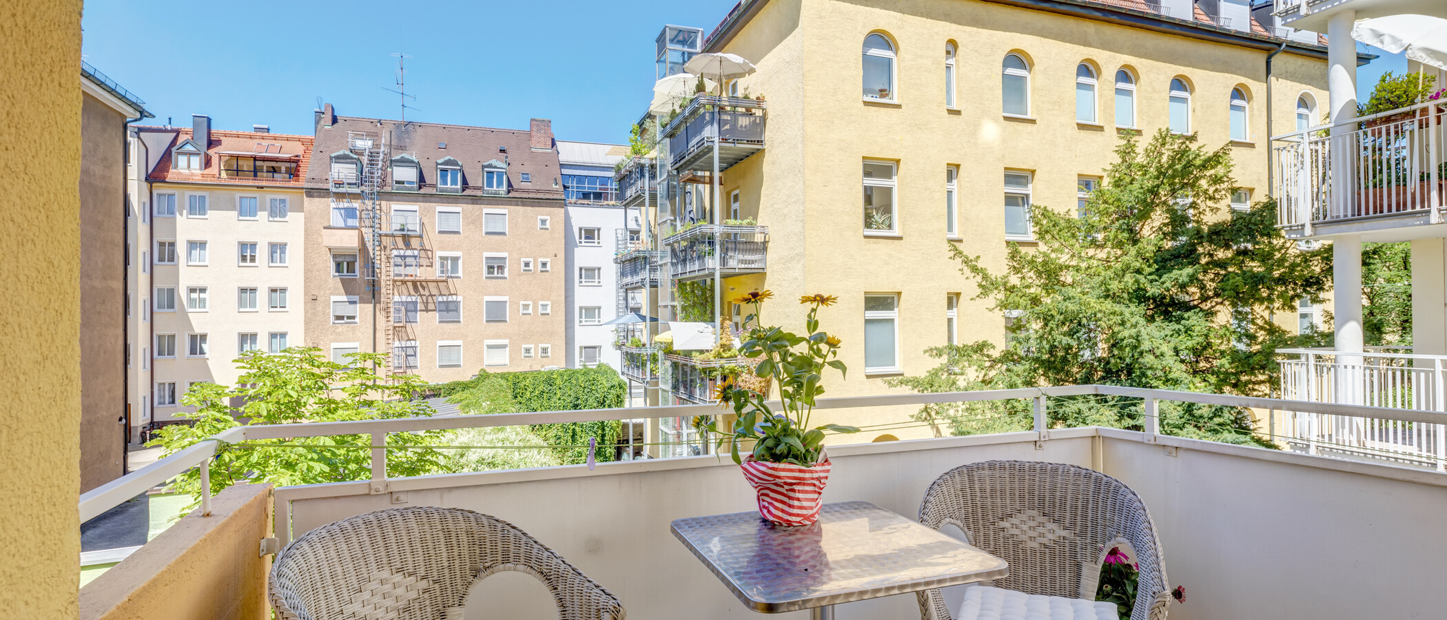 appartement München Maxvorstadt - Universitätsviertel 01 balcon 4668