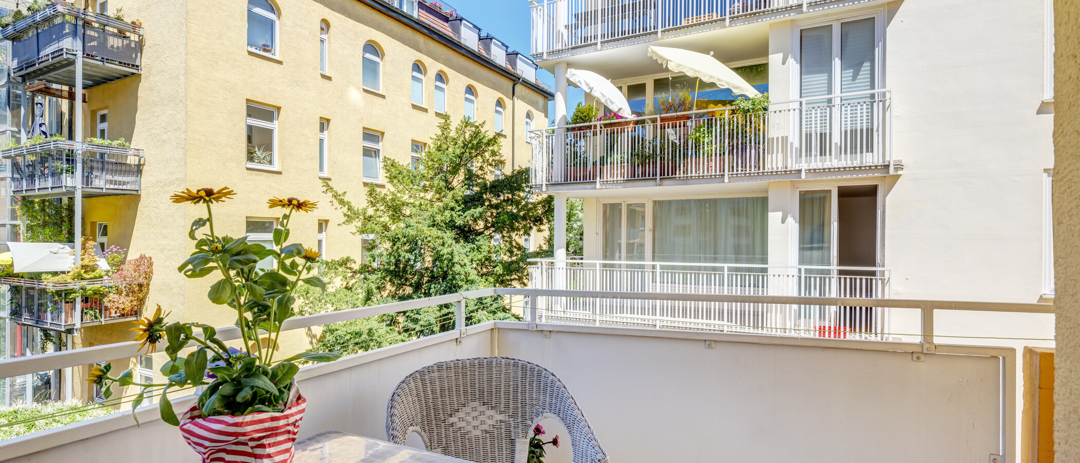appartement München Maxvorstadt - Universitätsviertel 02 balcon 4668