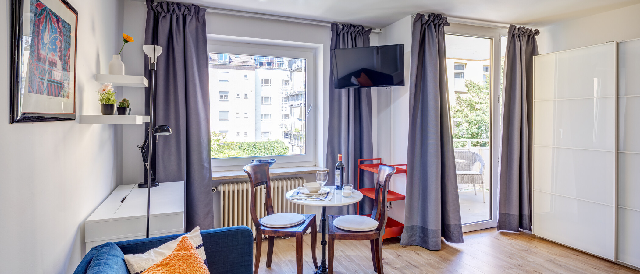 appartement München Maxvorstadt - Universitätsviertel 01 pièce à vivre 4668