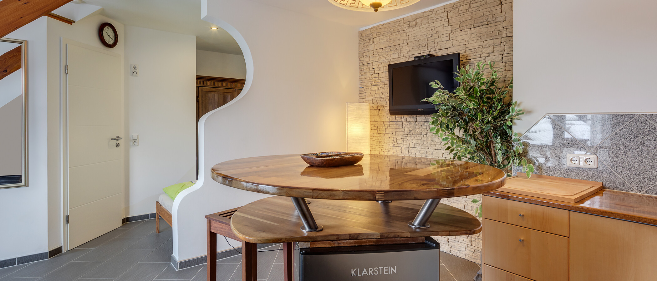 appartement sous les toits Unterföhring 02 pièce à vivre 4788