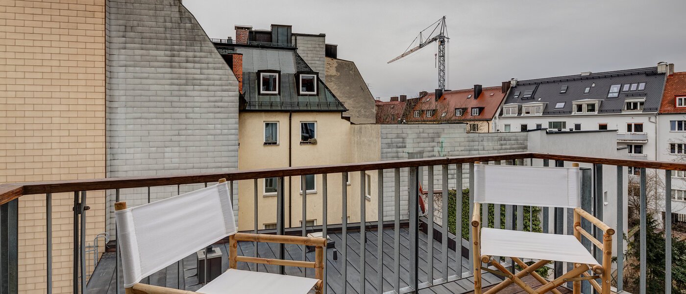 appartement München Glockenbachviertel 02 balcon 4880