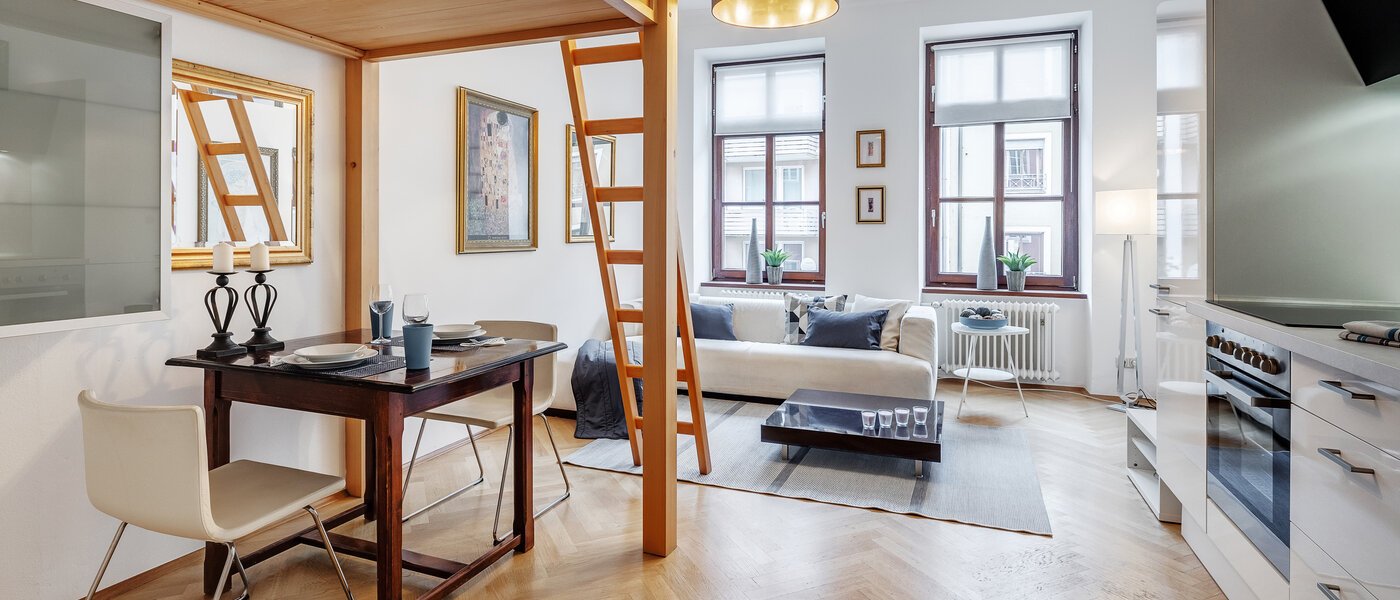 appartement München Maxvorstadt - Museumsviertel 01 pièce à vivre 4921