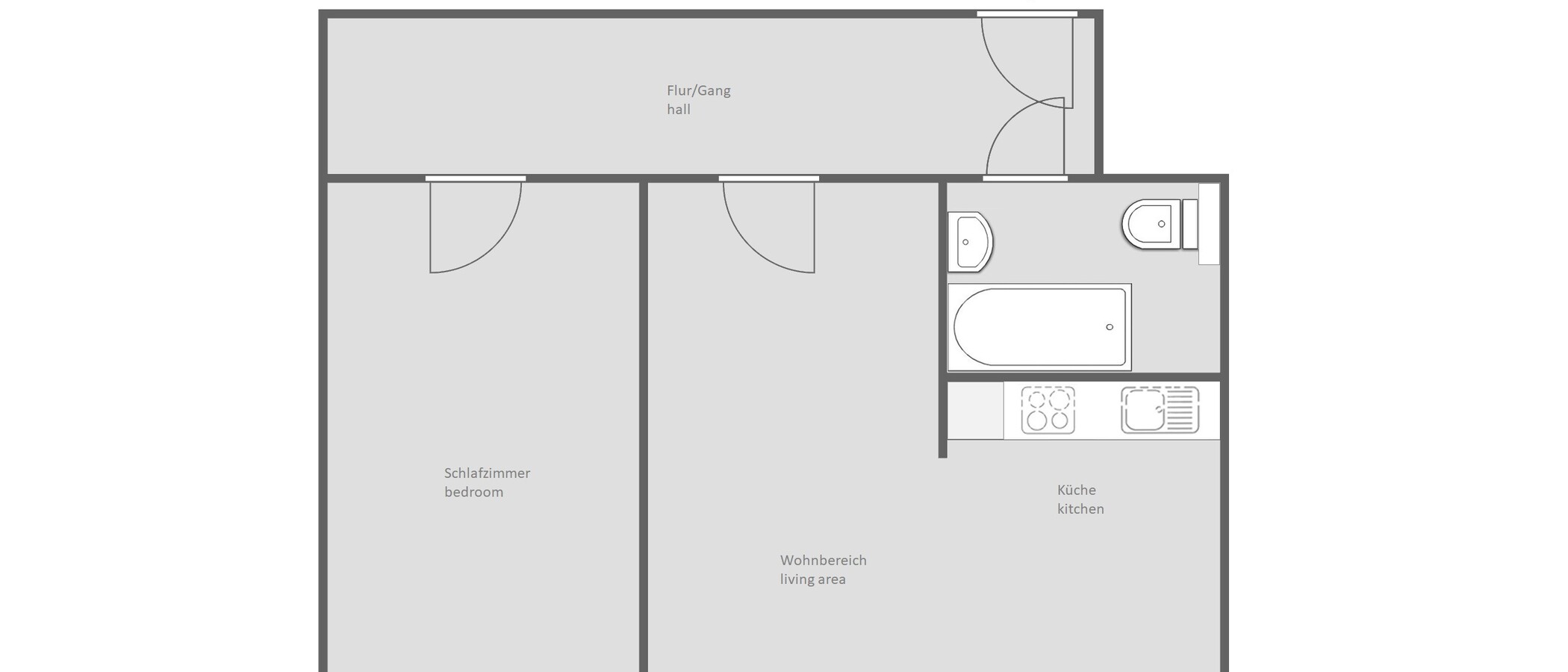 appartement München Haidhausen 01 plan d'étage 4924