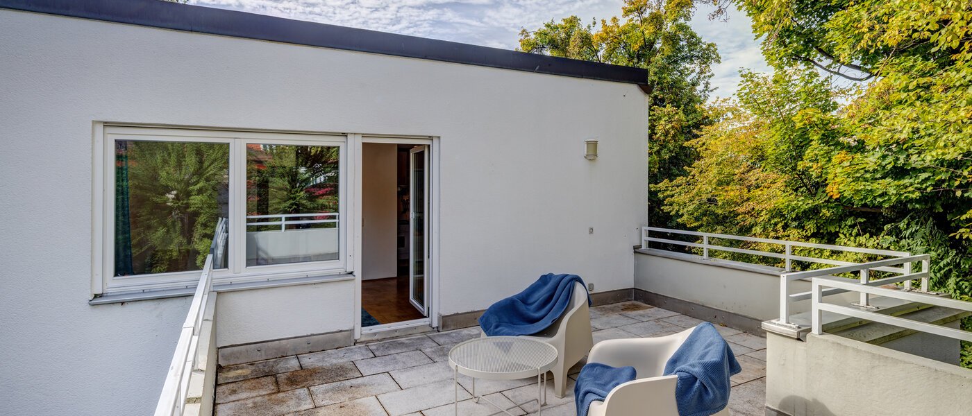 appartement München Nymphenburg 02 terrasse sur le toit 4942