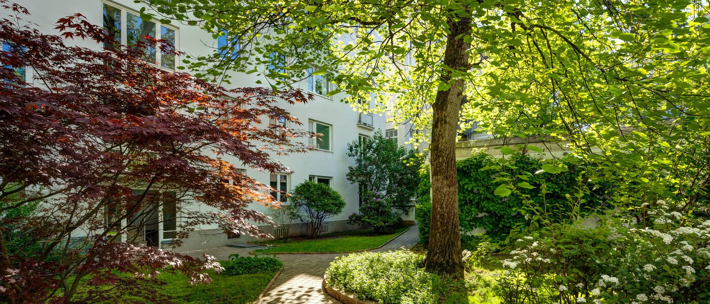 appartement München Schwabing (rechts der Leopoldstraße) 02 cour intérieure 4984