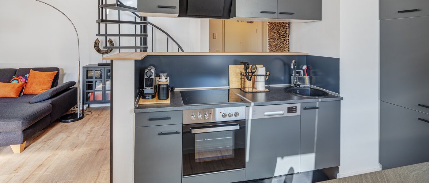 appartement style maisonnette München Au 01 cuisine 5023