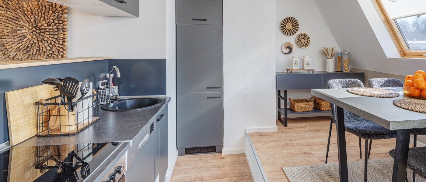 appartement style maisonnette München Au 02 cuisine 5023