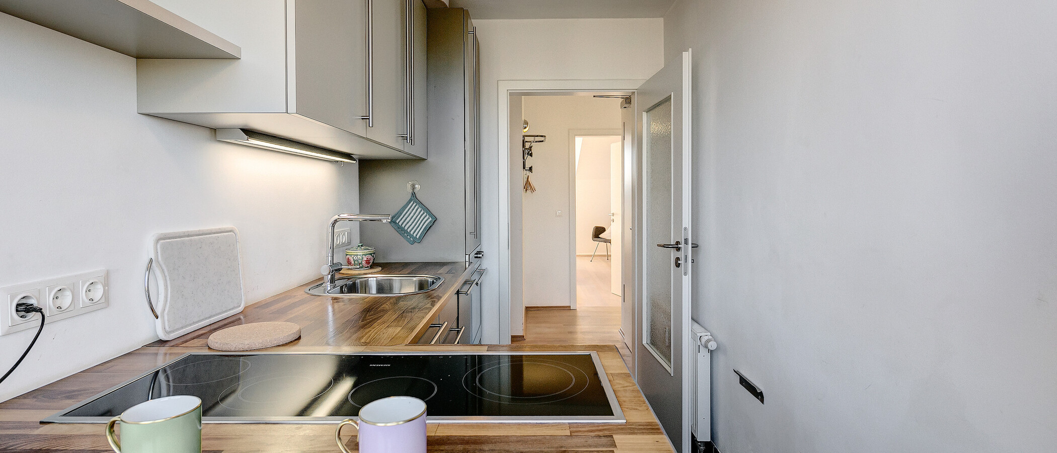 appartement avec terrasse sur le toit München Schwabing-West 04 cuisine 5041