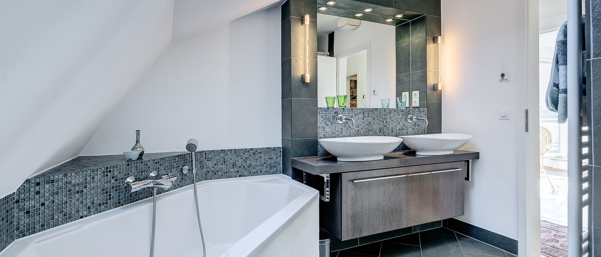 appartement avec terrasse sur le toit München Schwabing-West 02 salle de bain 5041