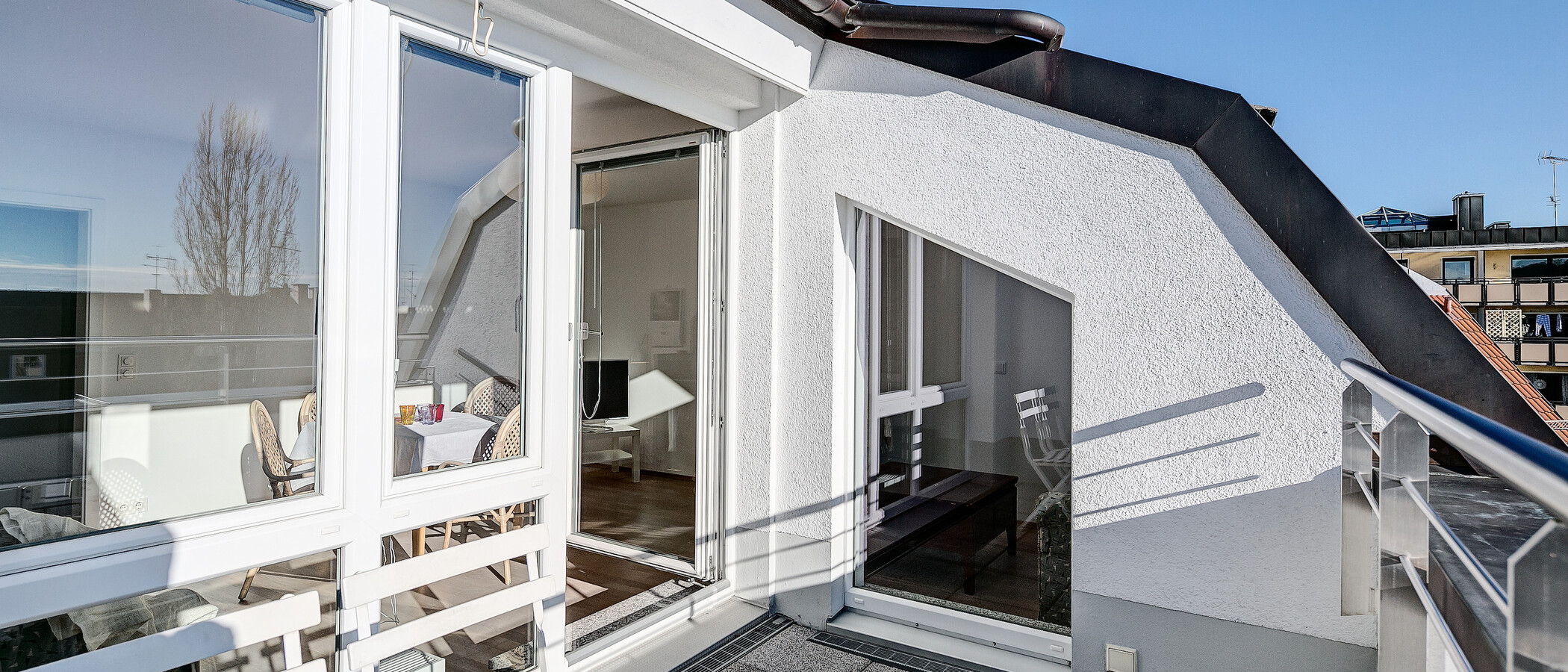 appartement avec terrasse sur le toit München Schwabing-West 01 terrasse 5041