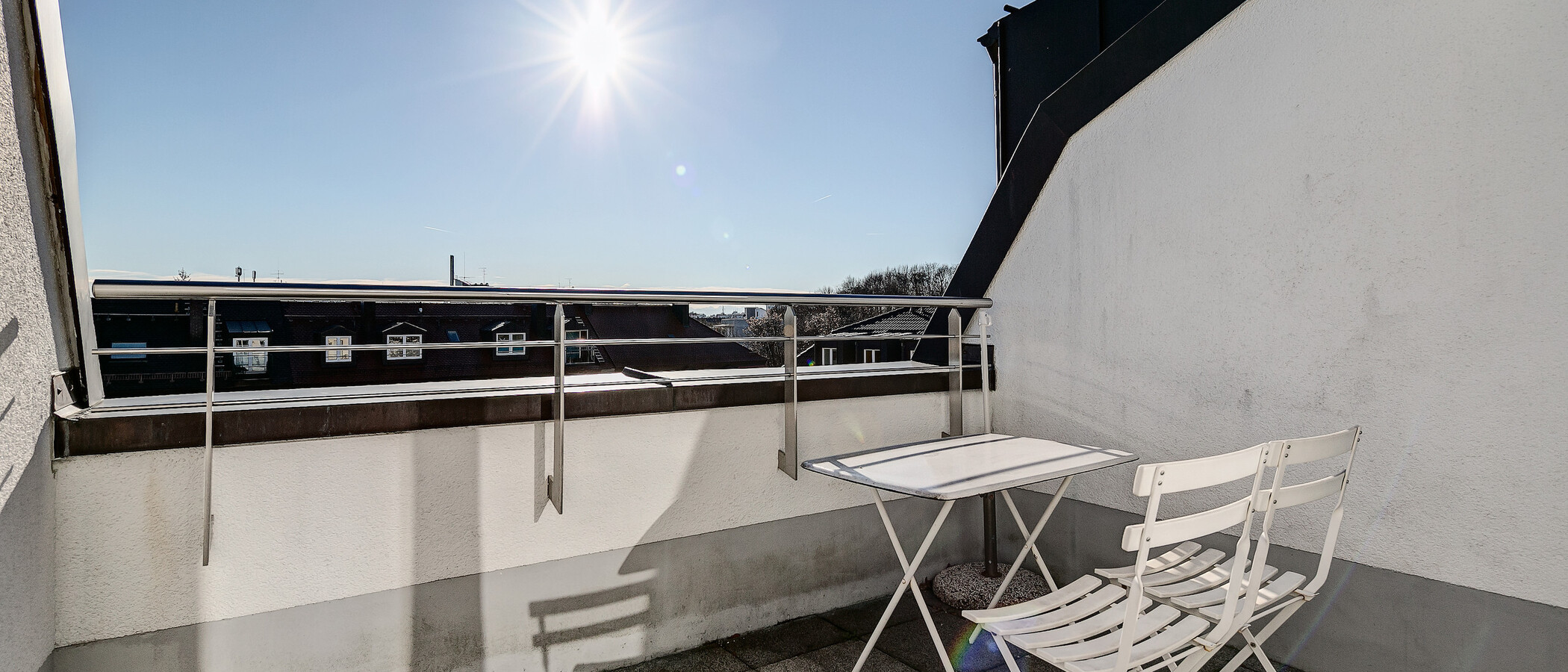 appartement avec terrasse sur le toit München Schwabing-West 02 terrasse 5041