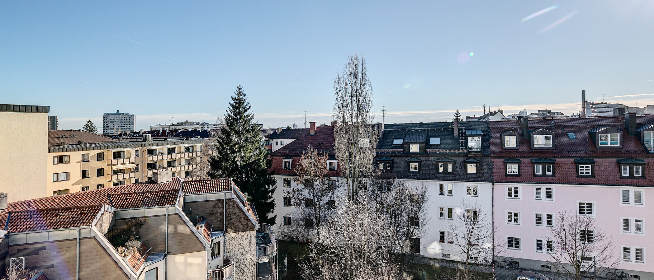 appartement avec terrasse sur le toit München Schwabing-West 02 vue 5041