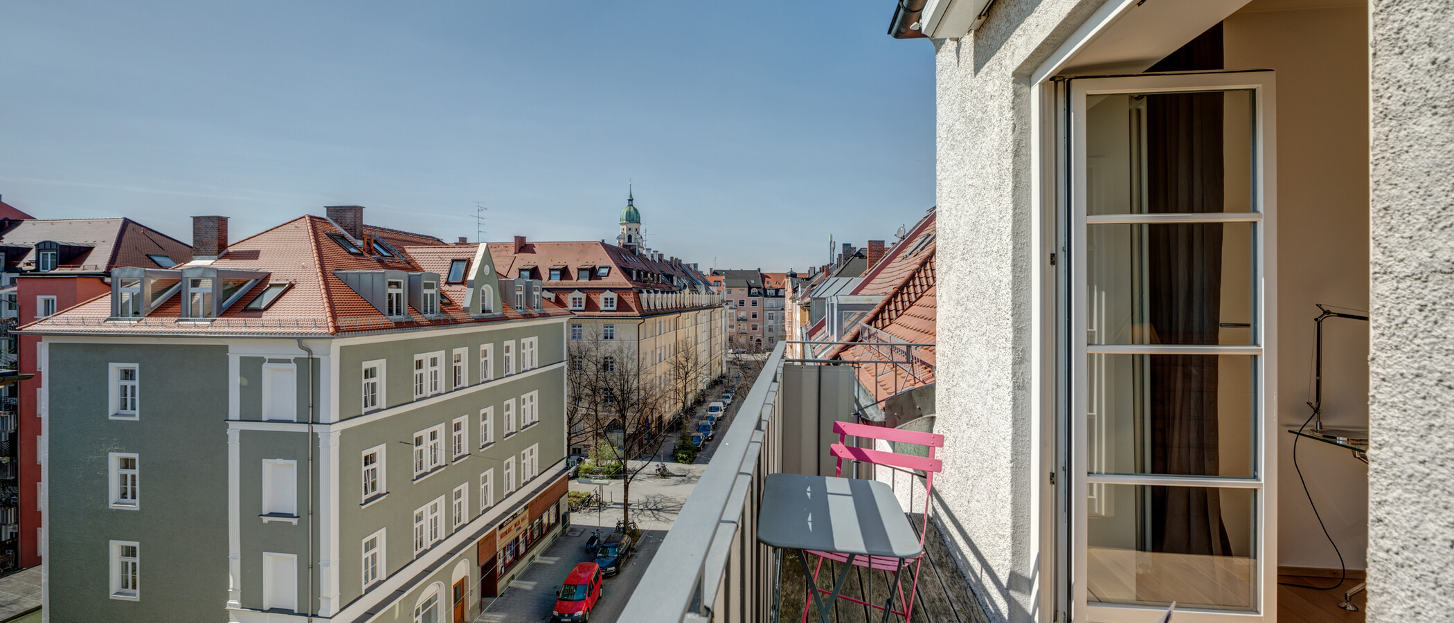 appartement München Maxvorstadt - Rund um den Josephsplatz 03 balcon 5076