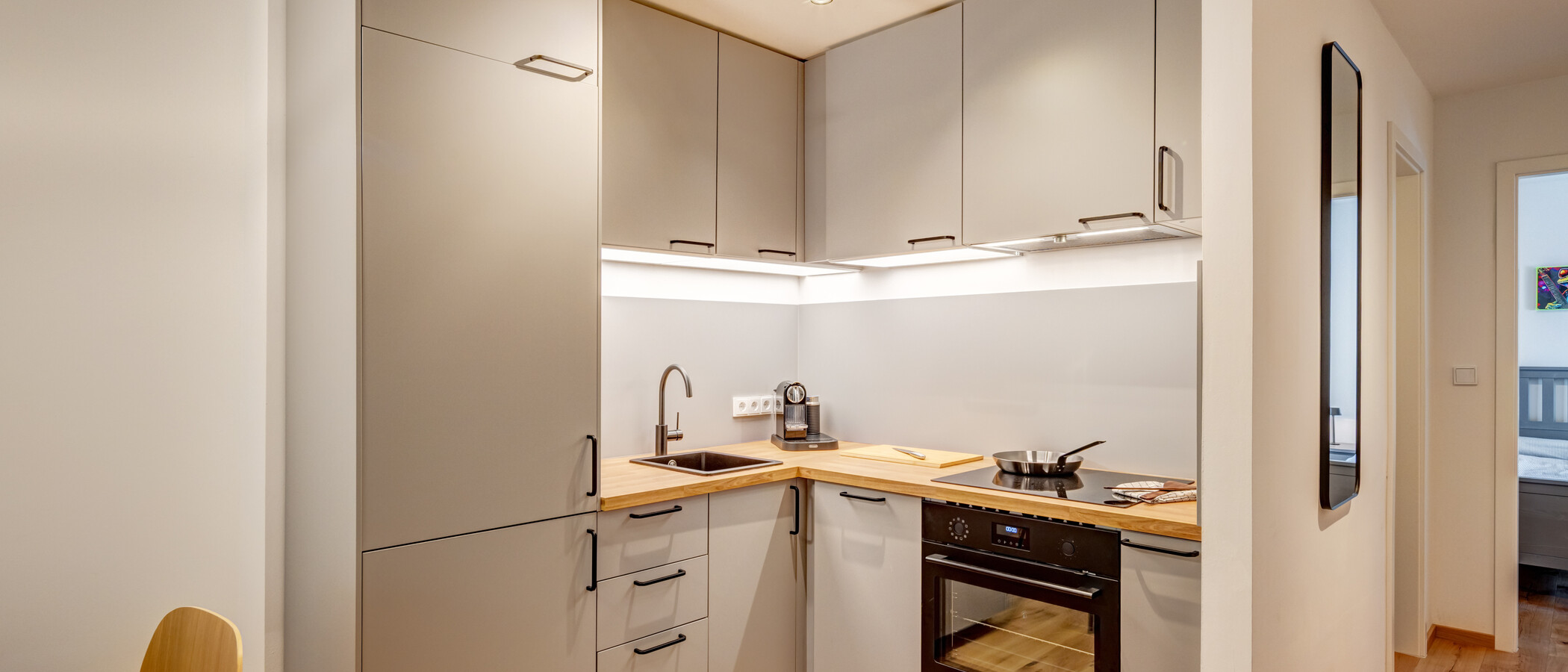 appartement avec jardin München Solln 01 cuisine 515