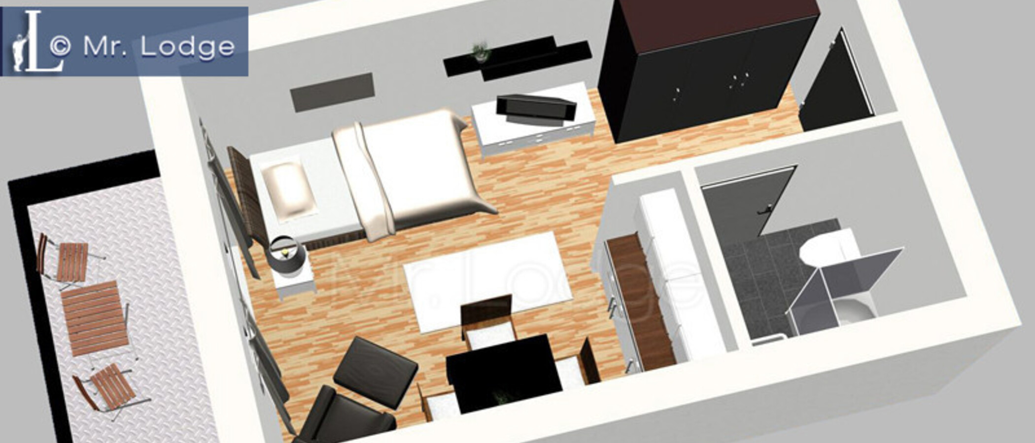 studio München Schwabing (rechts der Leopoldstraße) 01 plan d'étage 5202