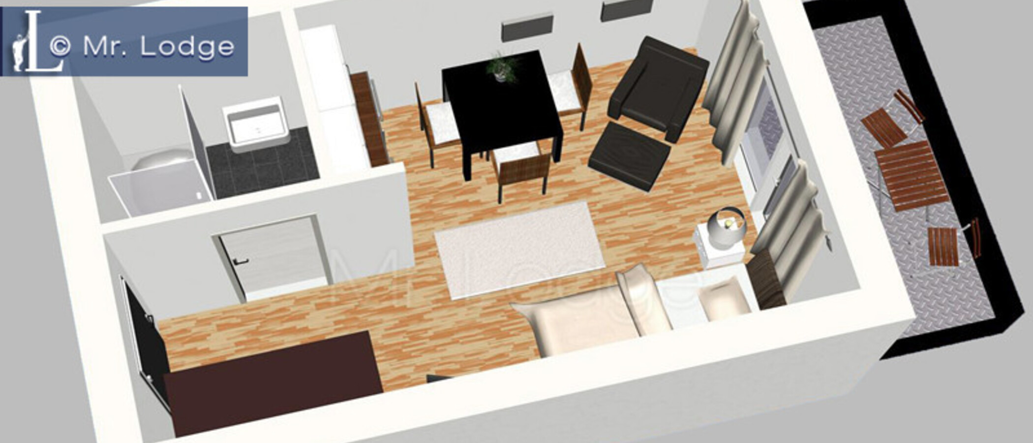 studio München Schwabing (rechts der Leopoldstraße) 02 plan d'étage 5202