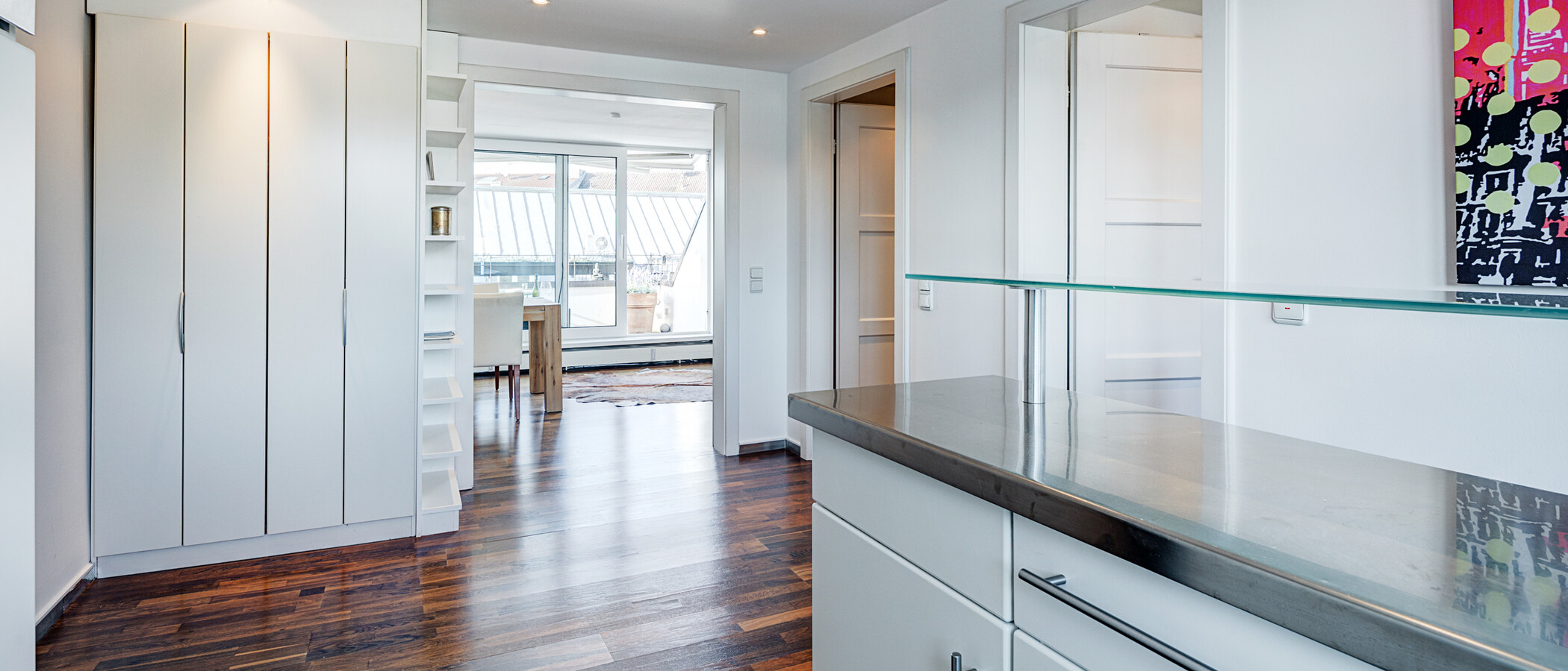 appartement avec terrasse sur le toit München Maxvorstadt 04 cuisine 5221