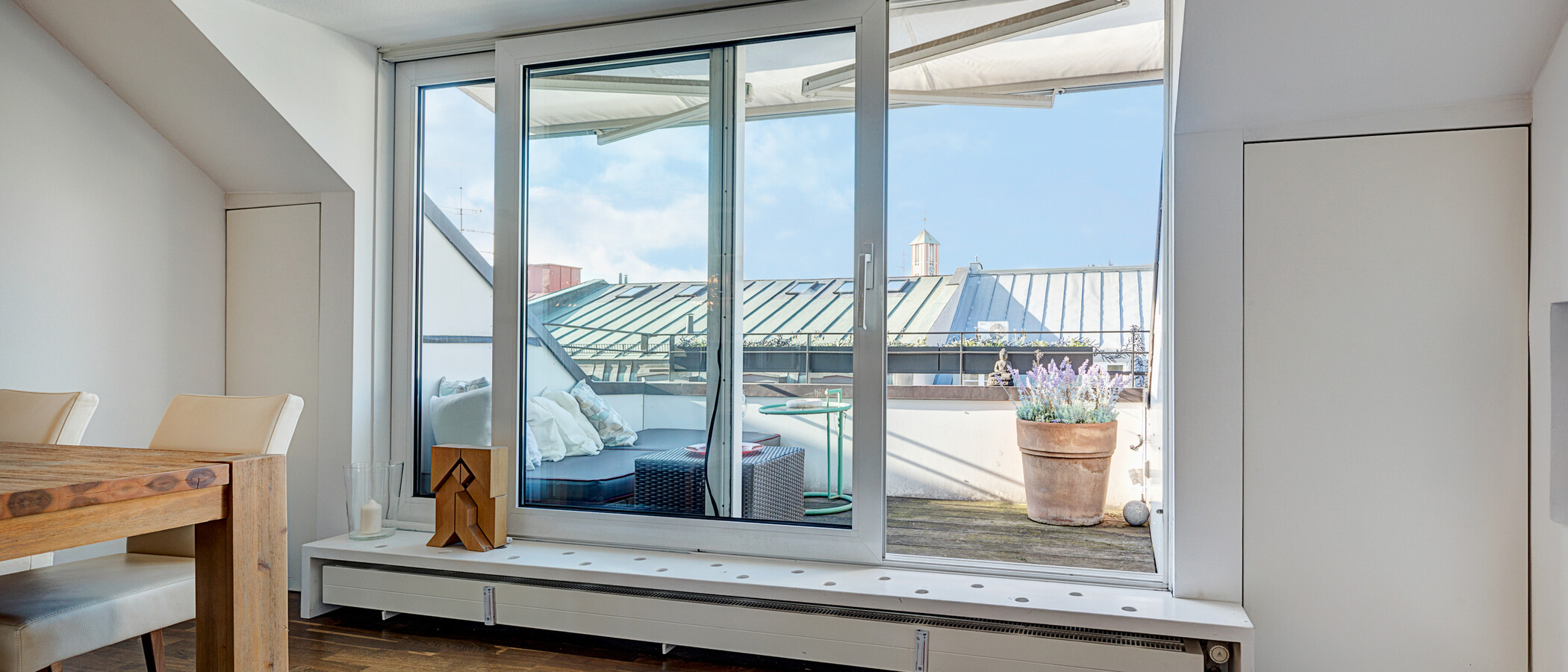 appartement avec terrasse sur le toit München Maxvorstadt 02 salle à manger 5221