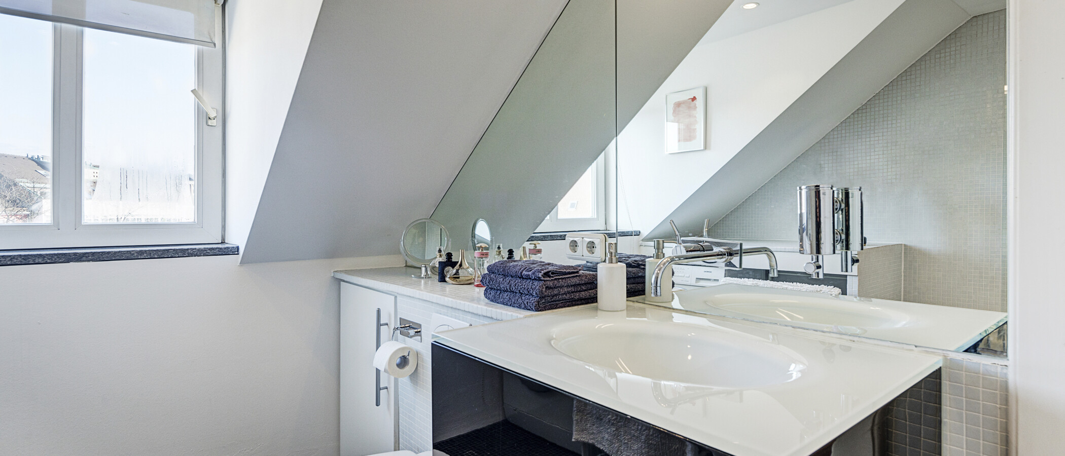 appartement avec terrasse sur le toit München Maxvorstadt 04 salle de bain 5221