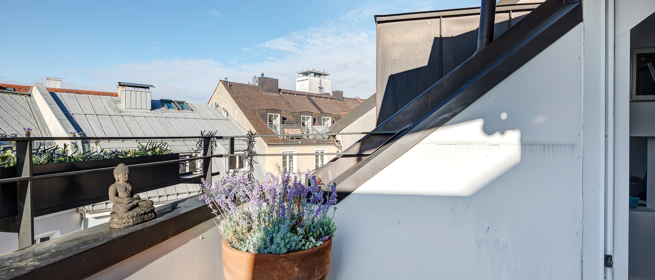 appartement avec terrasse sur le toit München Maxvorstadt 03 terrasse 5221