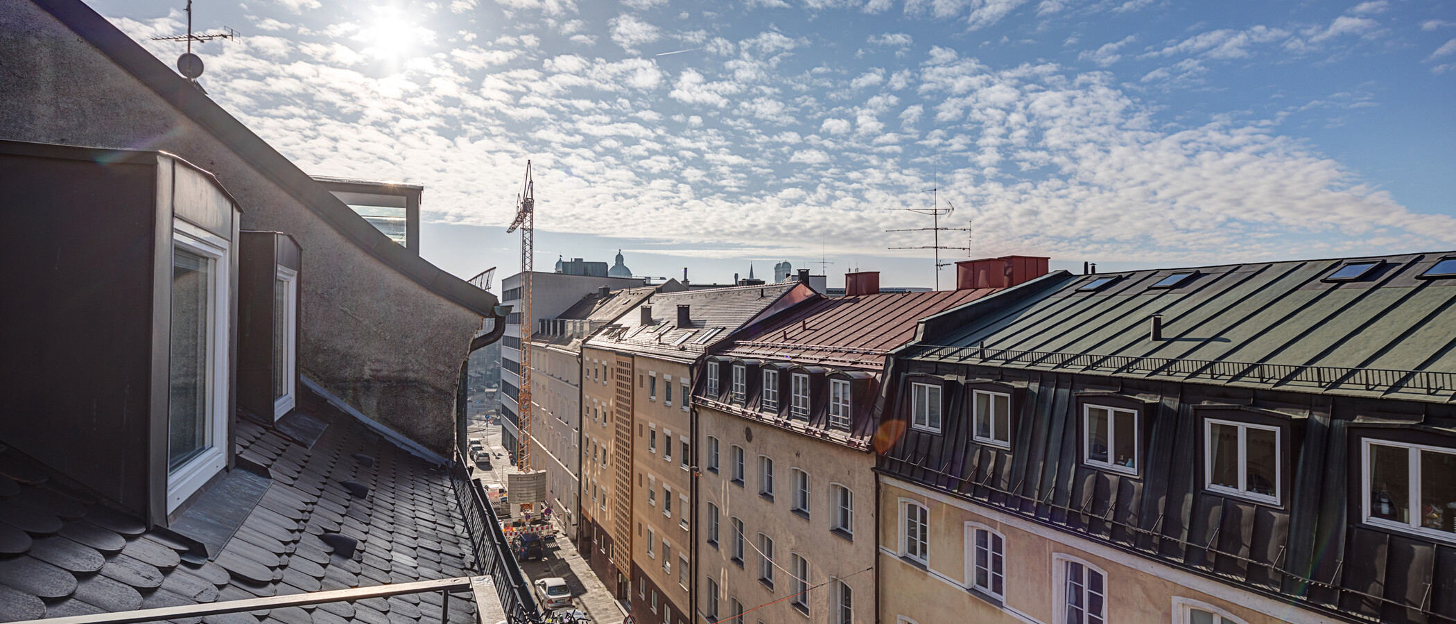 appartement avec terrasse sur le toit München Maxvorstadt 03 vue 5221