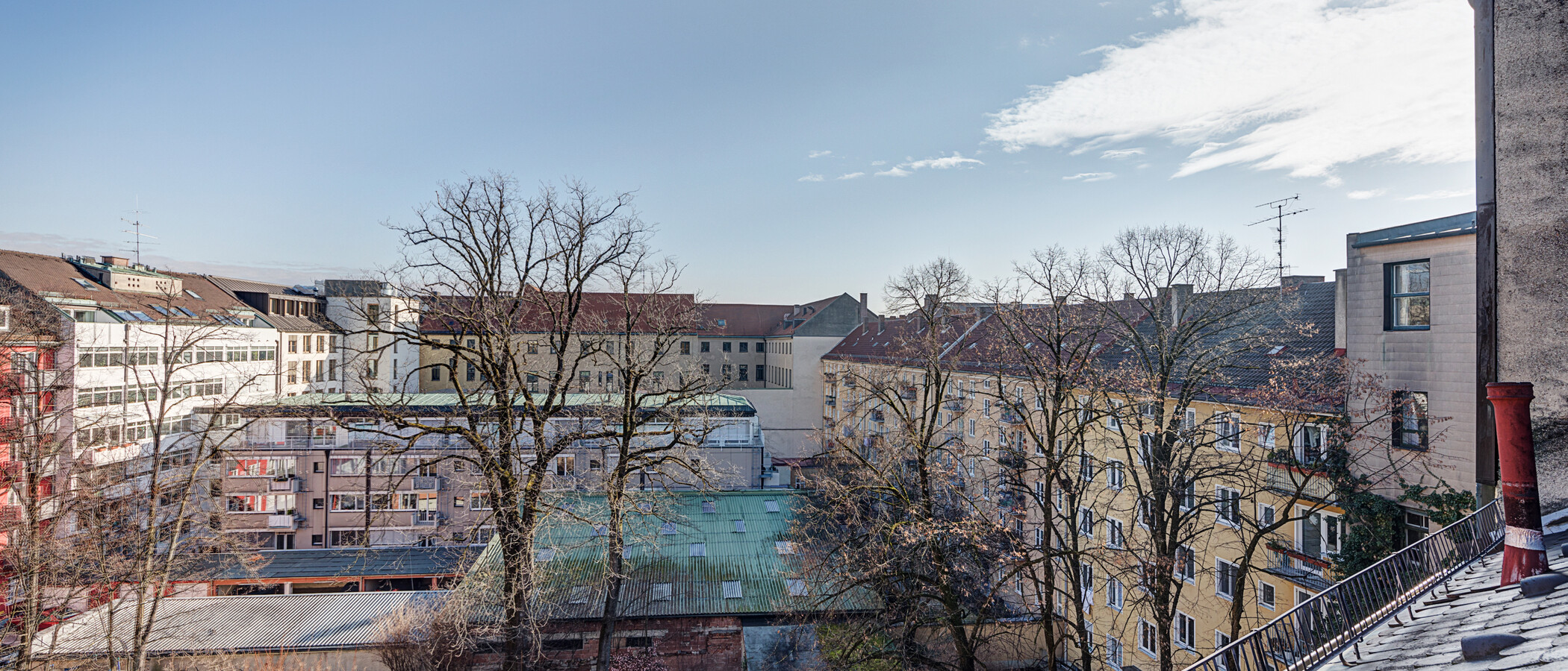 appartement avec terrasse sur le toit München Maxvorstadt 06 vue 5221