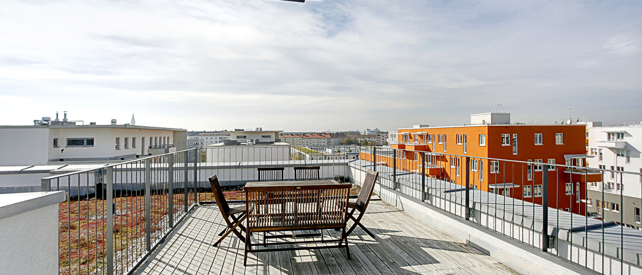 appartement München Schwanthalerhöhe 01 terrasse commune  5279