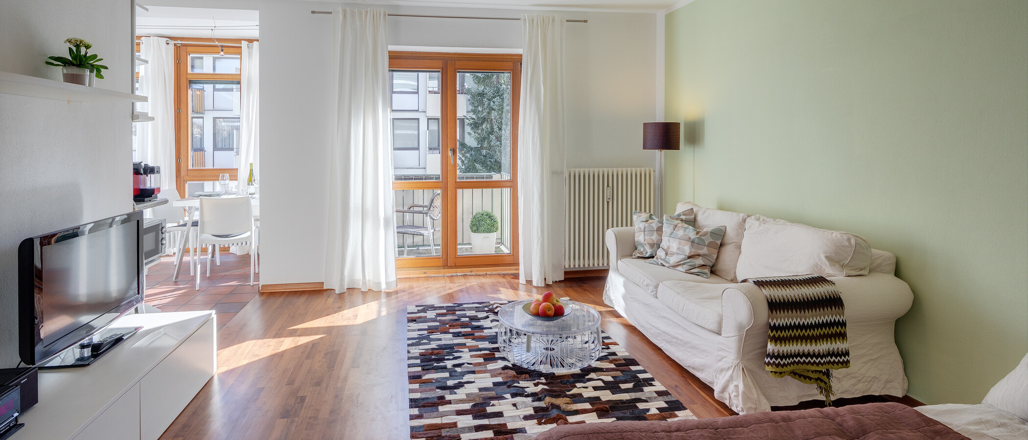 appartement München Harlaching 01 pièce à vivre 5306