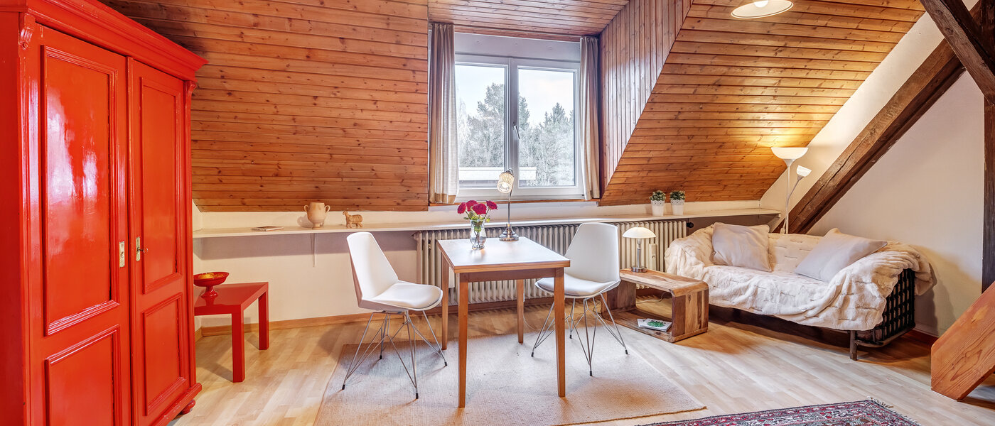 appartement sous les toits München Solln 01 pièce à vivre 5327