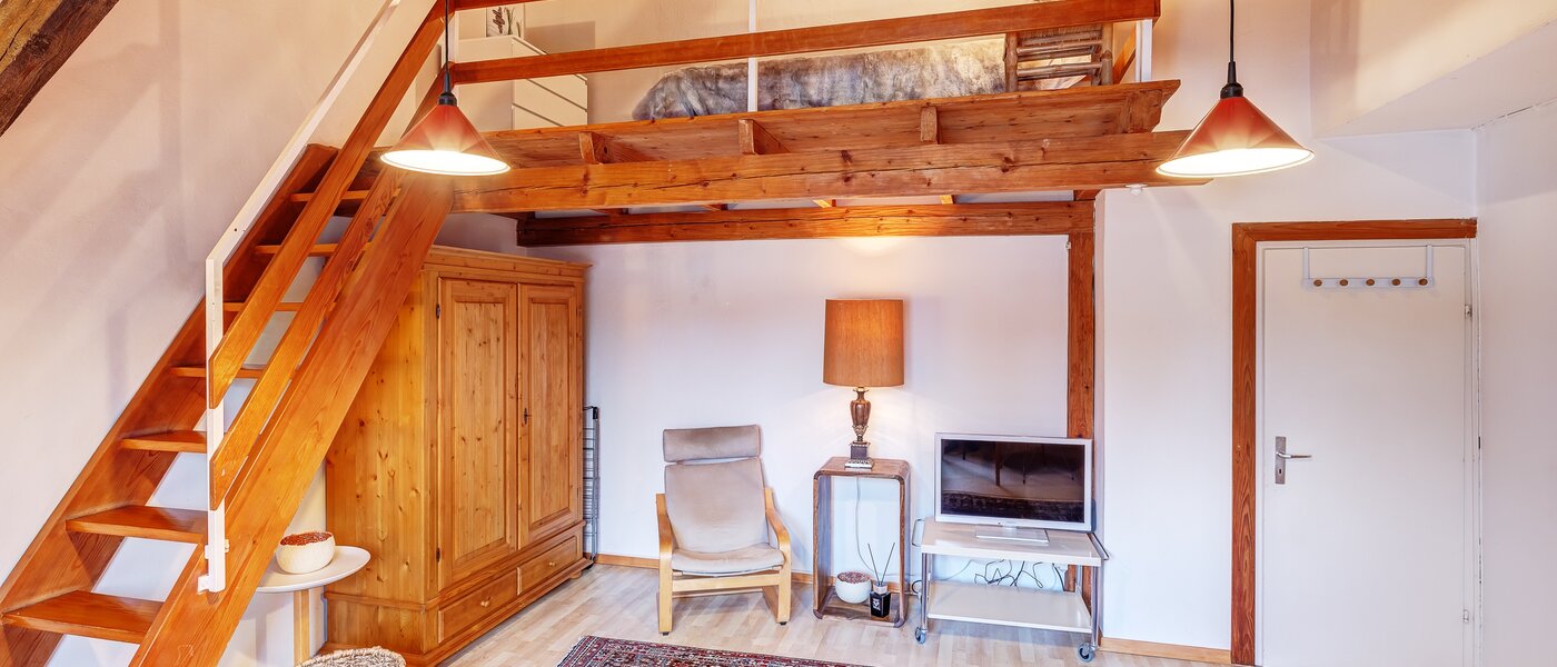 appartement sous les toits München Solln 03 pièce à vivre 5327