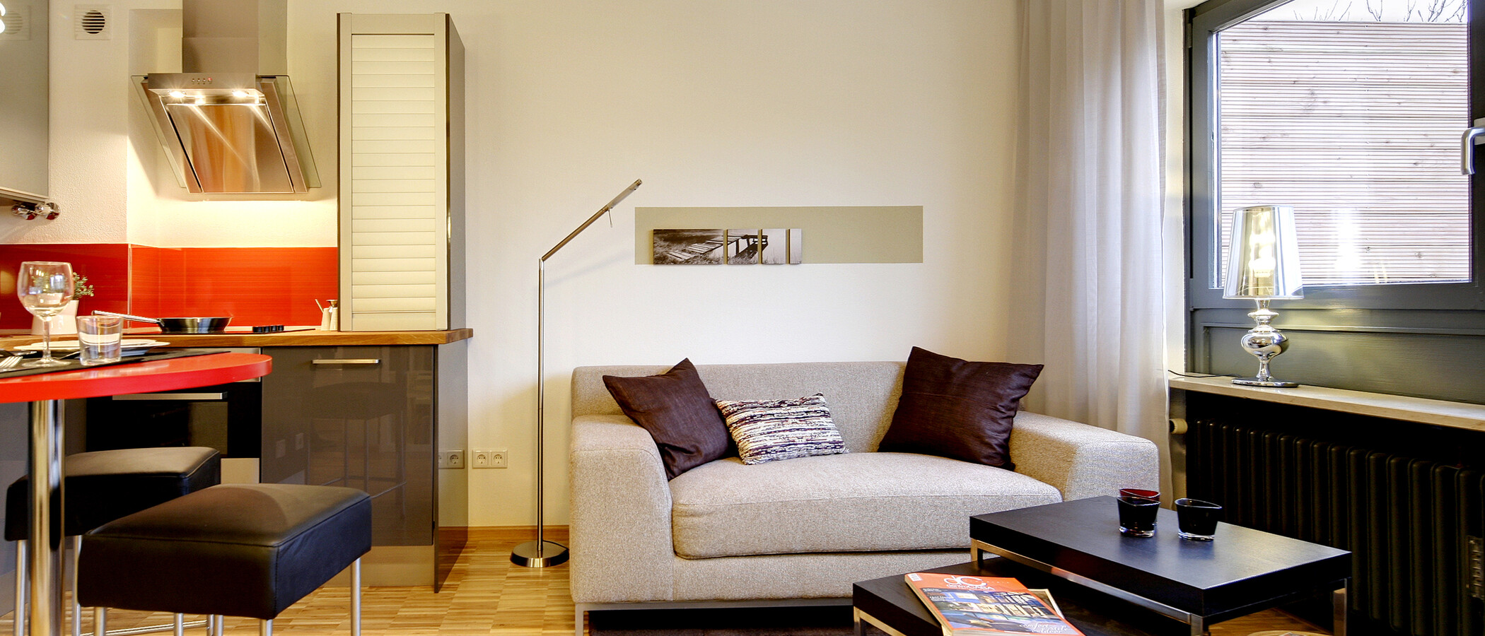 studio München Isarvorstadt 01 pièce à vivre 5346