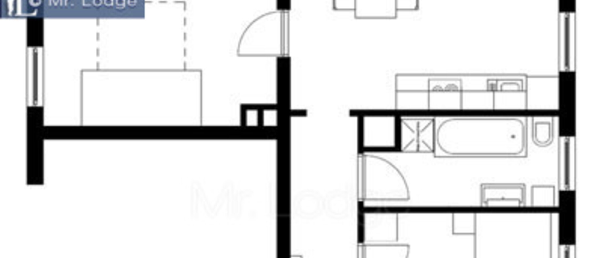 appartement München Milbertshofen 01 plan d'étage 5352