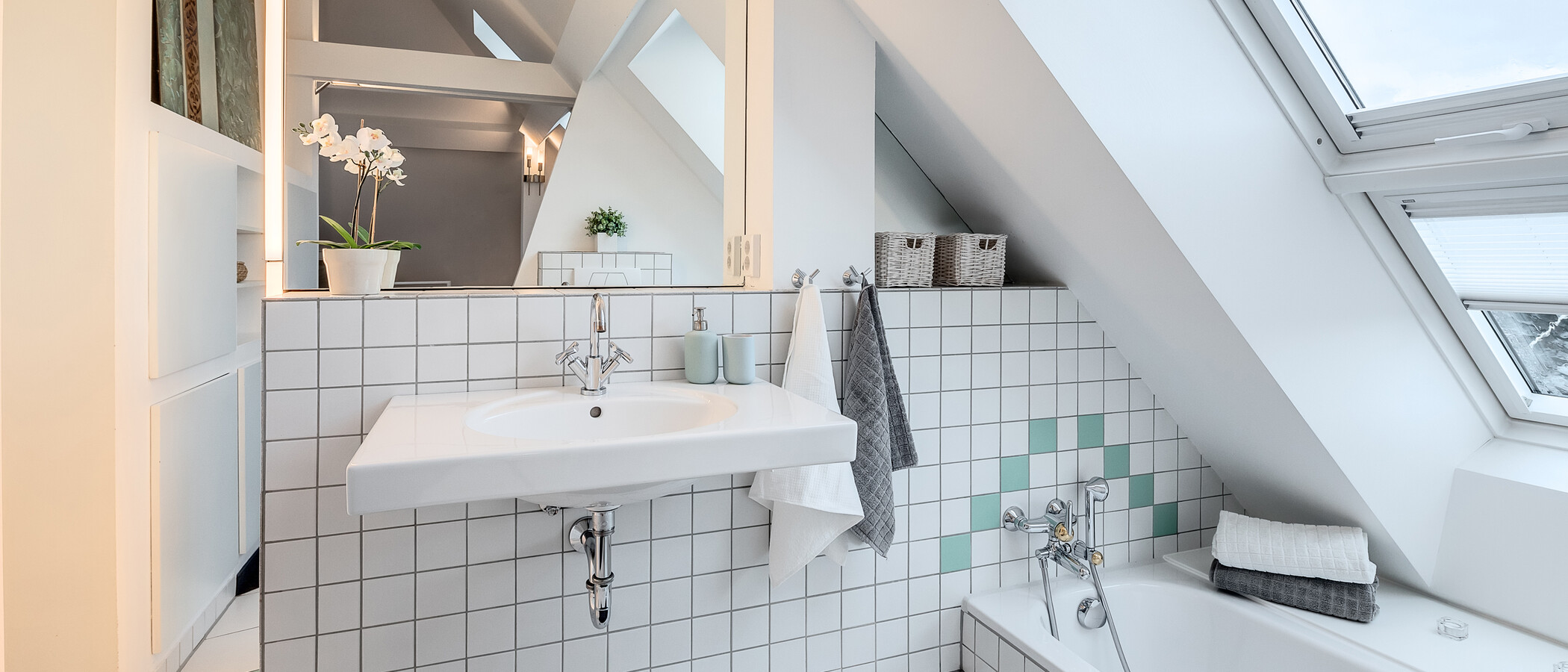 appartement avec mezzanine München Westend 02 salle de bain 5354