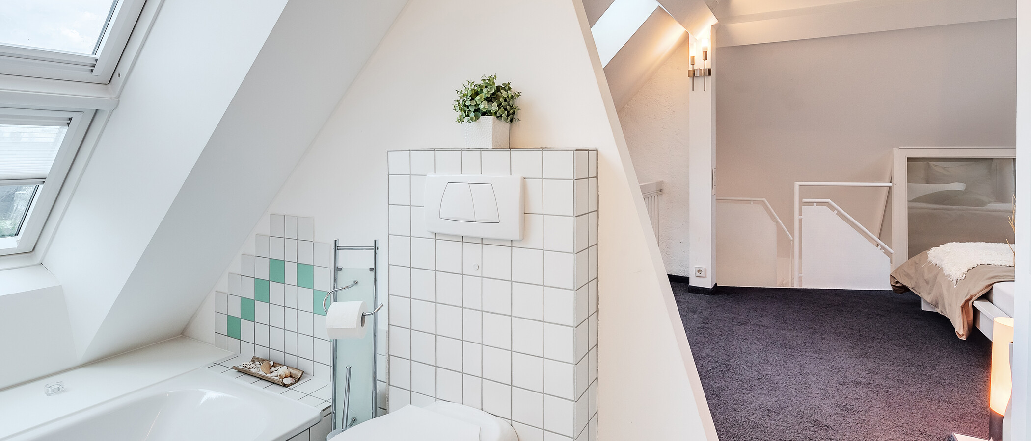 appartement avec mezzanine München Westend 04 salle de bain 5354