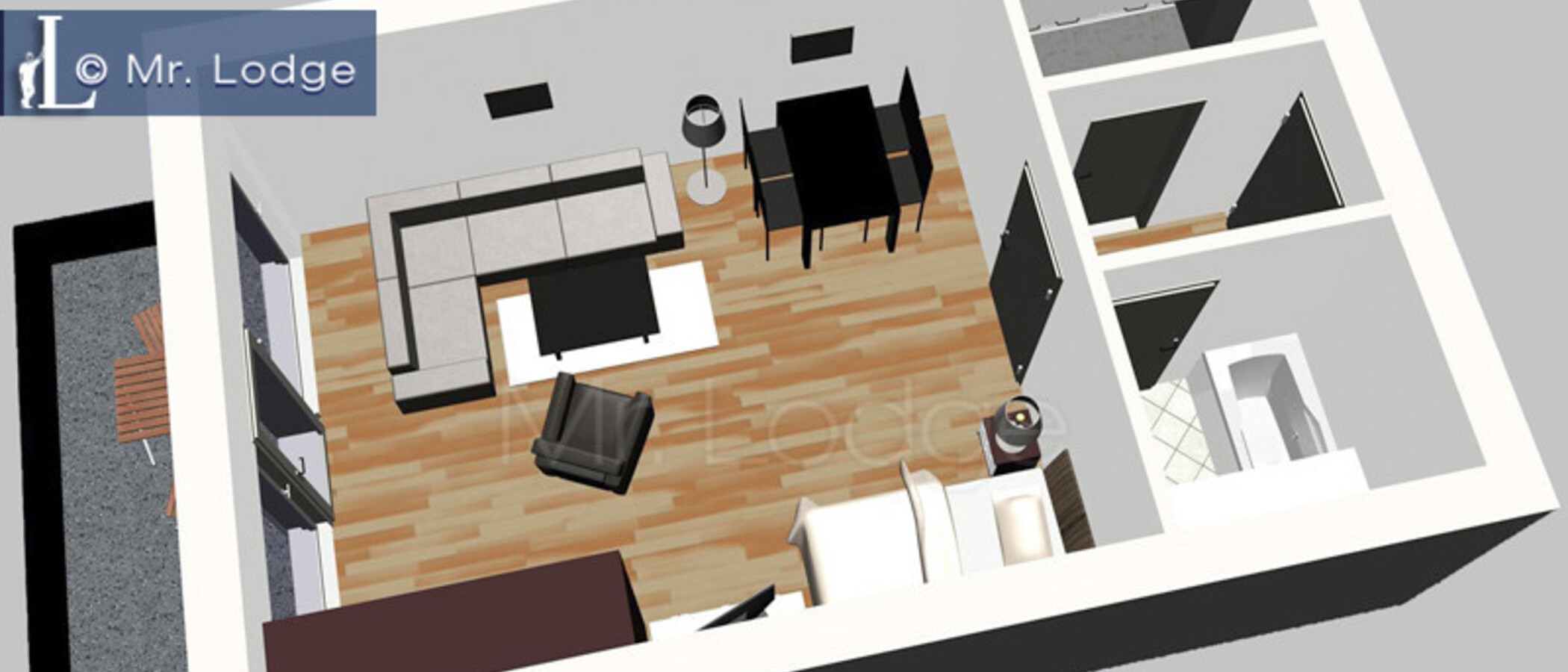 appartement München Schwabing (rechts der Leopoldstraße) 01 plan d'étage 5388
